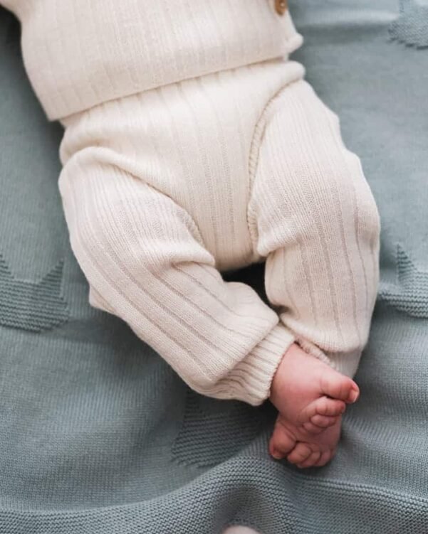 pantalon en tricot laine bébé 1
