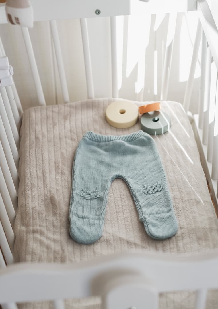Pantalon en tricot coton pour bébé
