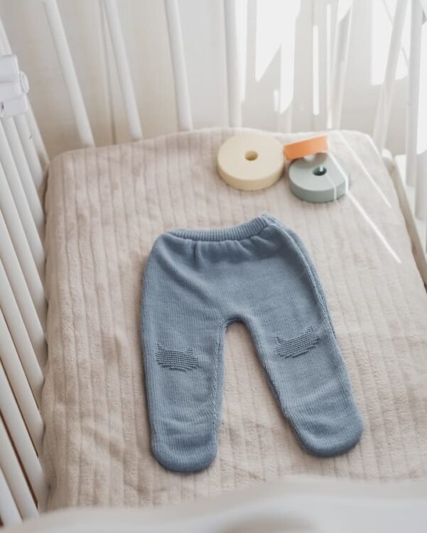 Pantalon en tricot coton pour bébé