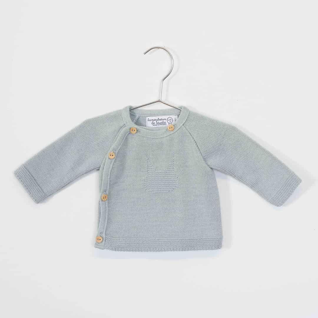 brassière en coton pour bébé vert