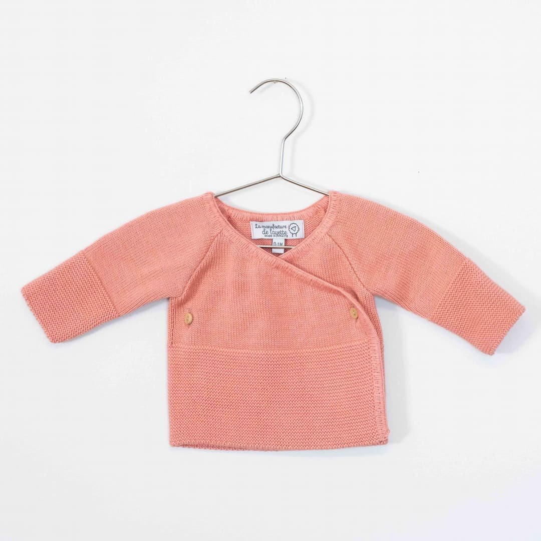 brassière maille rose pour bébé