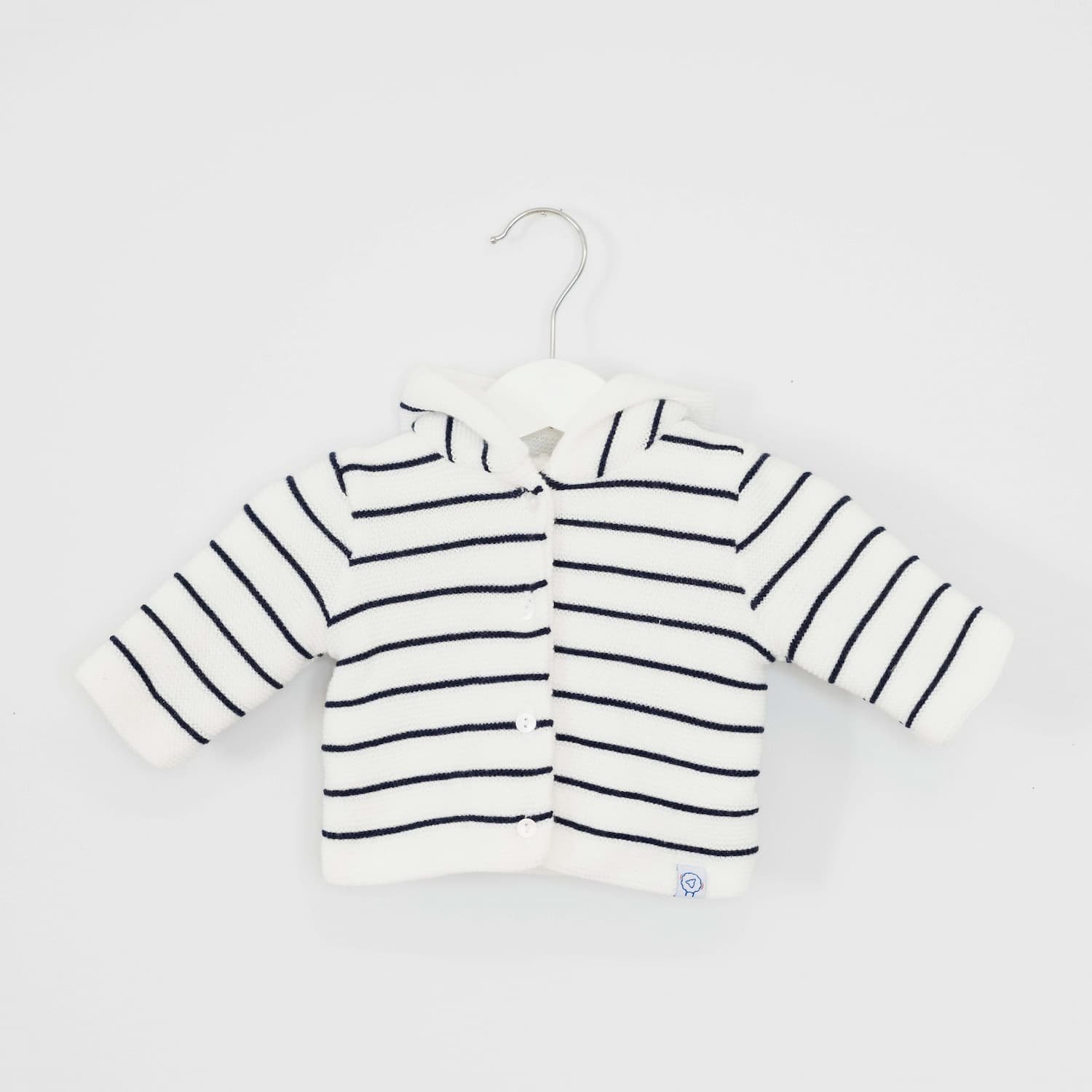 veste marin rayure tricot bébé