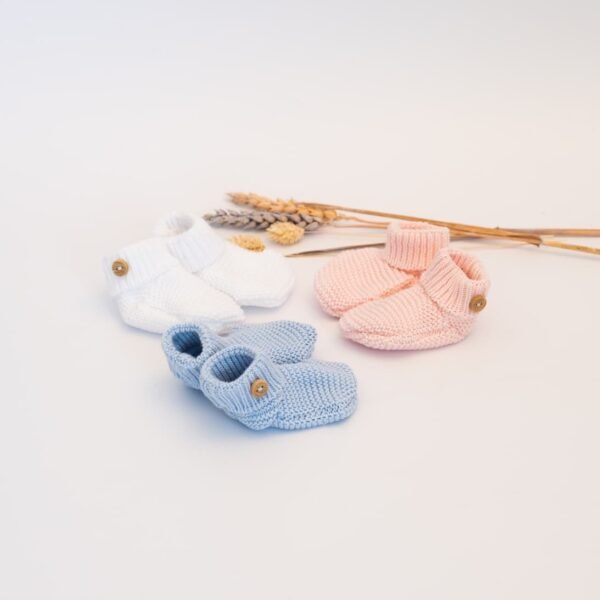 chaussons naissance coton bébé mixte