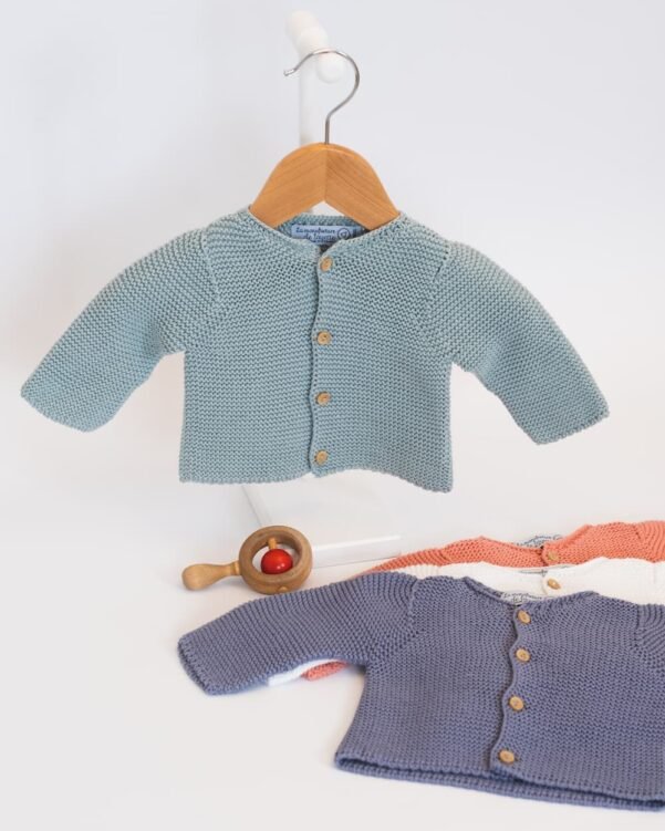 gilet en coton bébé made in france