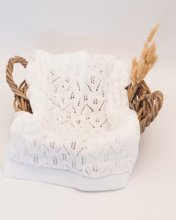 couverture au crochet tricot