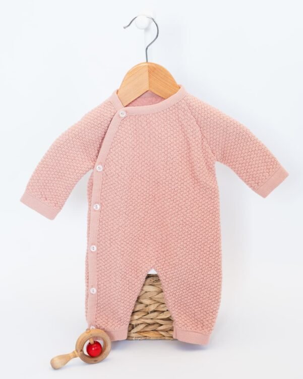 combinaison bébé fille rose