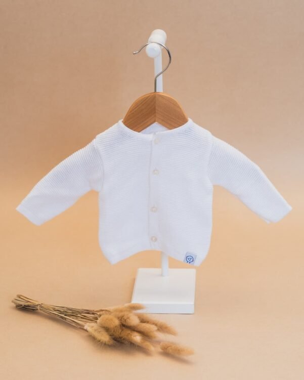gilet coton bio bébé