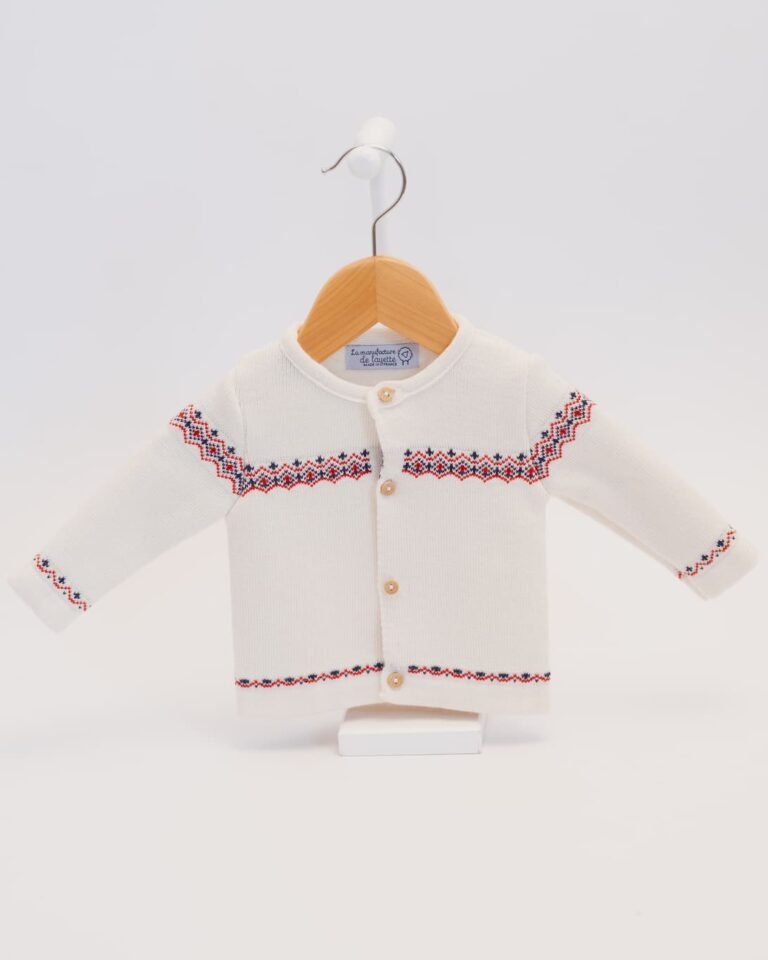 gilet enfant laine made in france