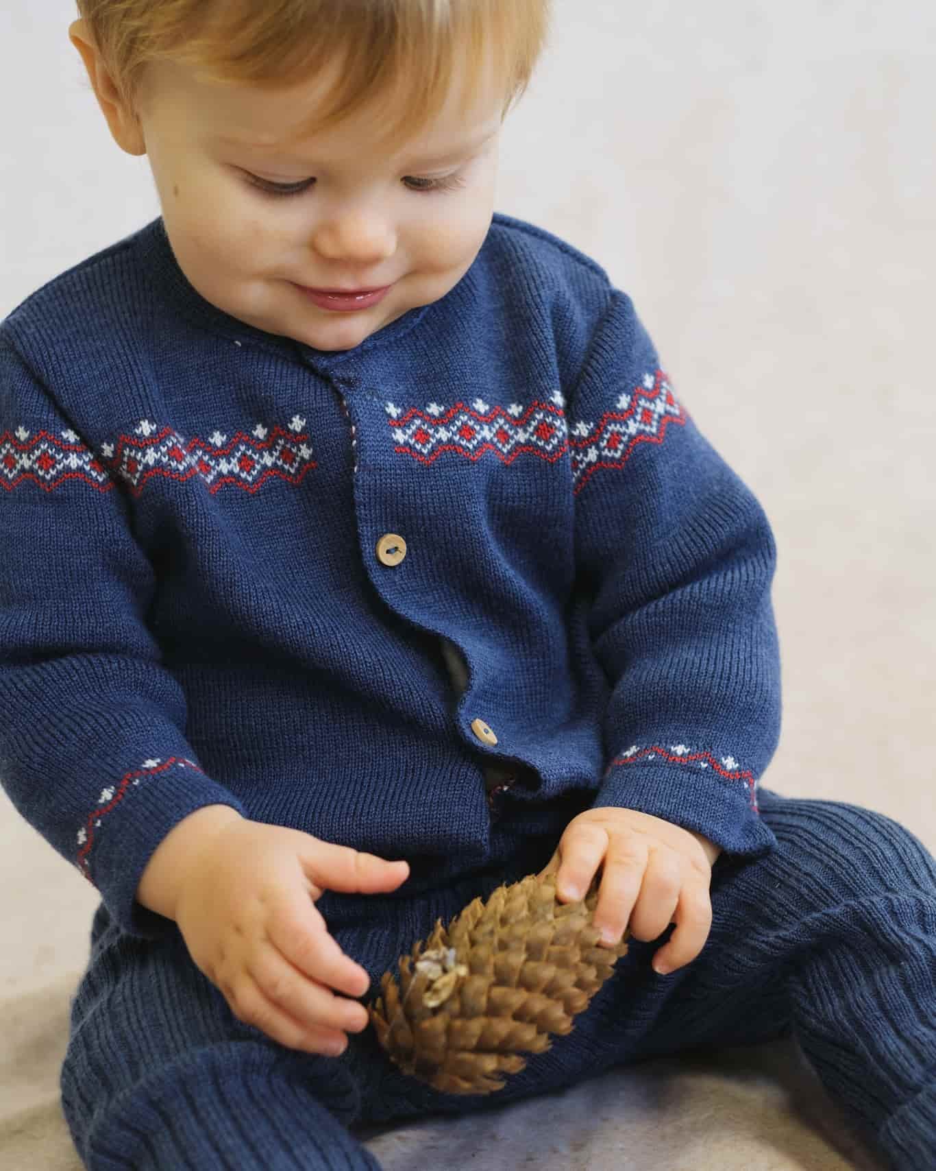 GILET EN LAINE BEBE JACQUARD (1)