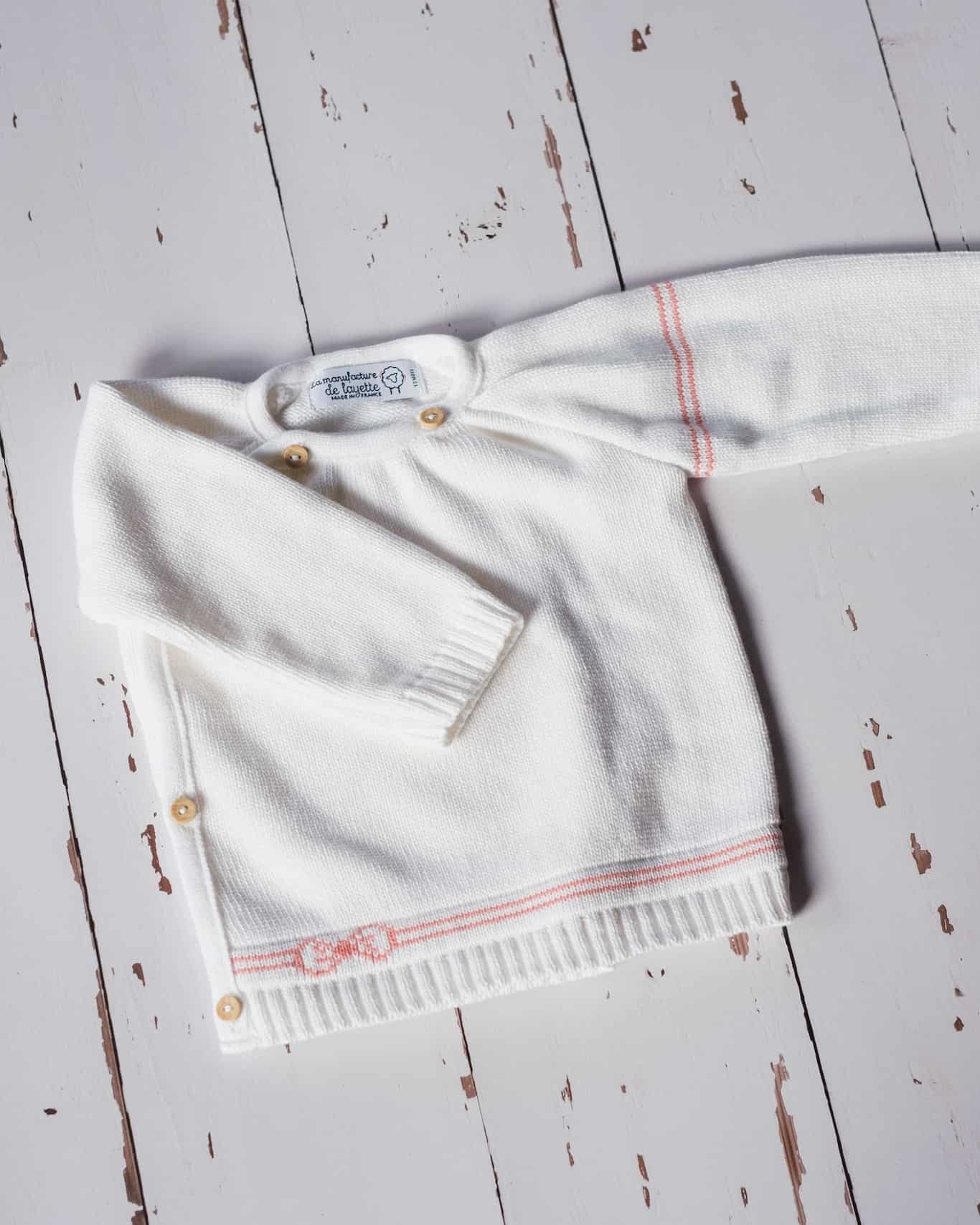 brassiere coton rose bebe motif cadeau