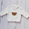 pull bebe enfant en coton ourson (1)