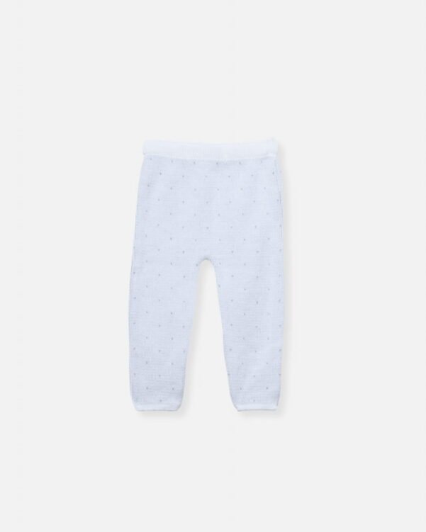 Pantalon en coton bio - Plumetis