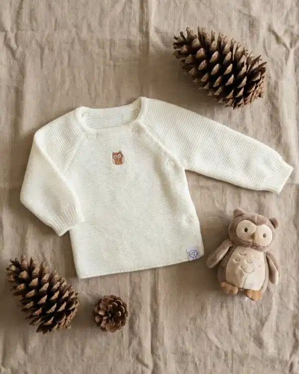 brassière bébé broderie animal