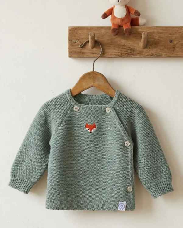 9200400-B0500 brassière bébé broderie renard