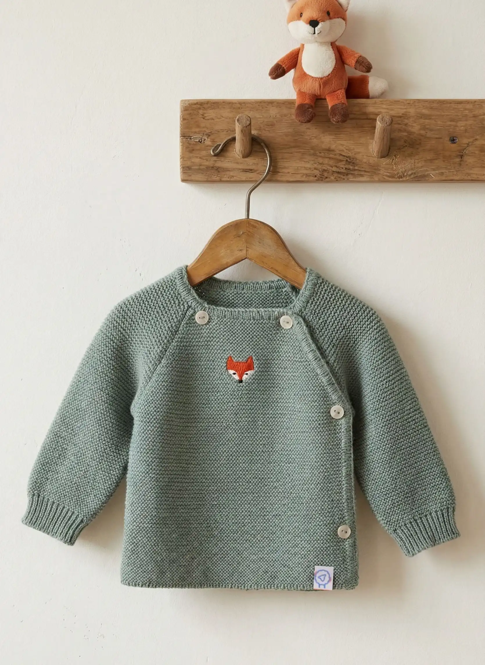 9200400-B0500 brassière bébé broderie renard