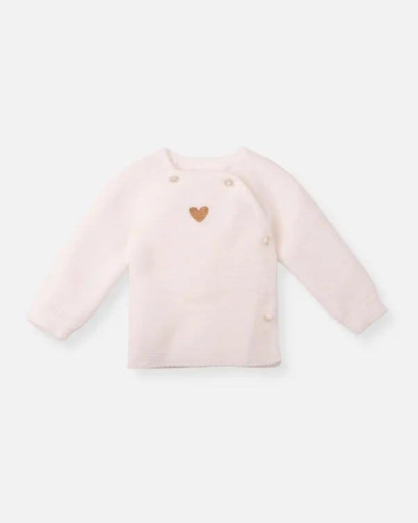 Brassière bébé avec coeur brodée