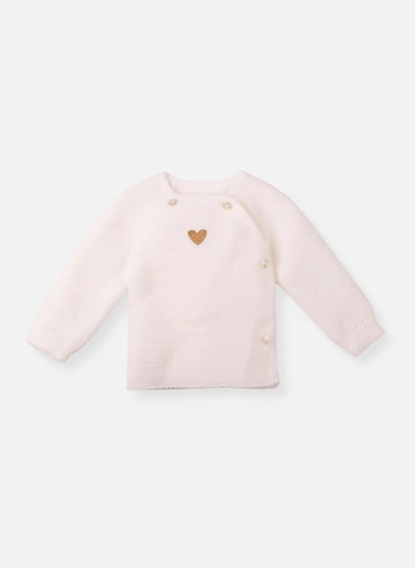 Brassière bébé avec coeur brodée