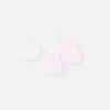 Lot de 2 paires de bottons bébé naissance blanc et rose, tricotés en France