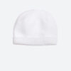 Bonnet bébé 100% laine en laine mérinos Cashwool, coloris blanc