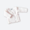 Brassière bébé 100% laine en laine mérinos Cashwool, coloris blanc